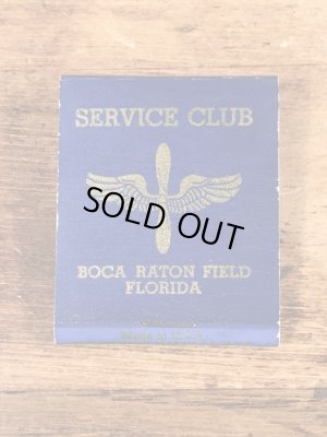 USエアフォースのミリタリー物のビンテージマッチブック