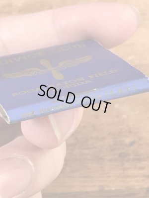 USエアフォースのミリタリー物のビンテージマッチブック