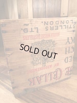 White Horse Cellerのスコッチウイスキーのヴィンテージウッドボックス