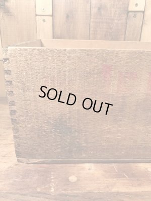 アンティークのJell-Oのビンテージ木箱