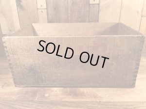 アンティークのJell-Oのヴィンテージウッドボックス