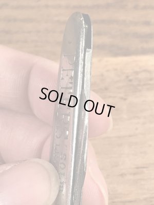 ピーターズシューズの企業物のビンテージ折り畳みナイフ