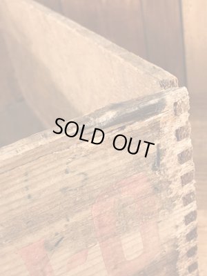 アンティークのJell-Oのヴィンテージウッドボックス