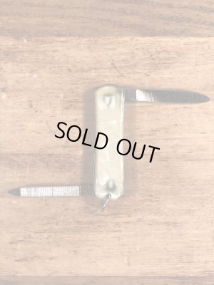 サンピエトロ大聖堂のシェル加工のヴィンテージポケットナイフ