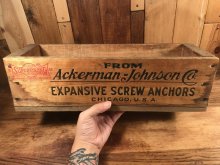 他の写真3: Ackerman-Johnson Co. Wood Box　企業物　ビンテージ　ウッドボックス　木箱　〜40年代