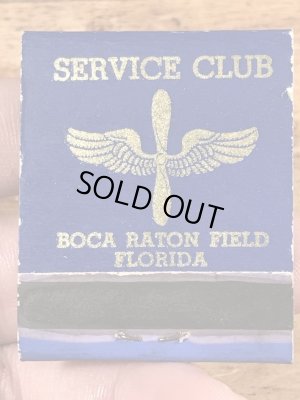 USエアフォースのService Clubのヴィンテージマッチ