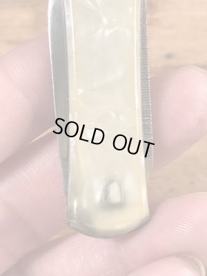 サンピエトロ大聖堂のシェル加工のヴィンテージポケットナイフ