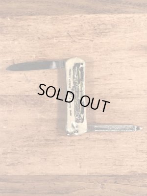 サンピエトロ大聖堂のシェル加工のビンテージ折り畳みナイフ