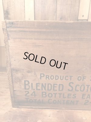 White Horse Cellerのスコッチウイスキーのビンテージ木箱