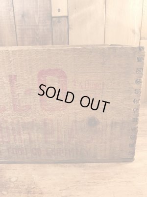 アンティークのJell-Oのビンテージ木箱