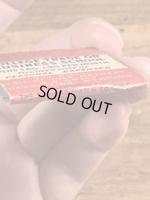 USアーミーのミリタリー物のビンテージマッチブック