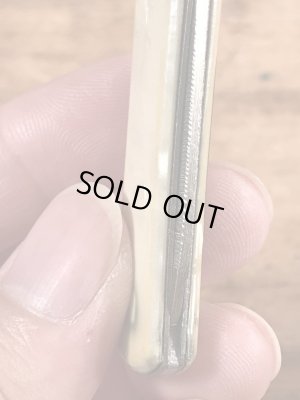 サンピエトロ大聖堂のシェル加工のヴィンテージポケットナイフ