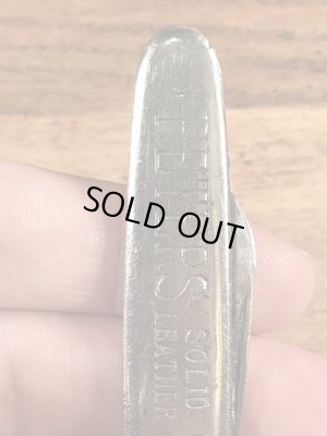 ピーターズシューズの企業物のビンテージ折り畳みナイフ