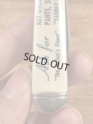 Key Work Clothesの企業物のヴィンテージポケットナイフ