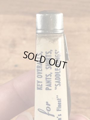 キーワークブランドの企業物のビンテージ折り畳みナイフ