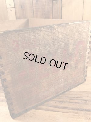 アンティークのJell-Oのビンテージ木箱