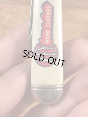 Key Work Clothesの企業物のヴィンテージポケットナイフ