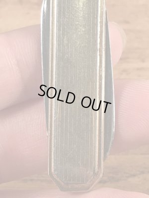 アートデコのゴールドのヴィンテージポケットナイフ