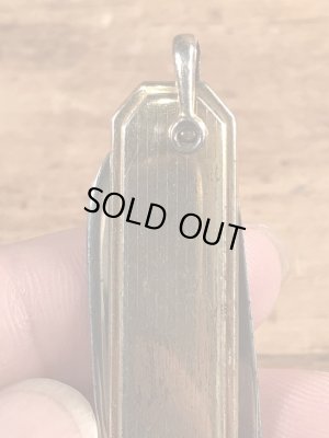 アールデコのゴールドのビンテージ折り畳みナイフ