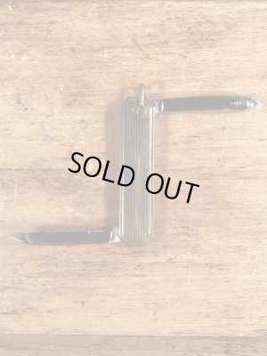 アートデコのゴールドのヴィンテージポケットナイフ