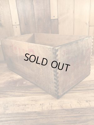 アンティークのJell-Oのビンテージ木箱