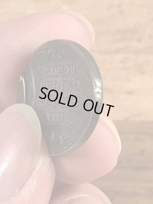 Samson Leather Tire Co.のアドバタイジング物のヴィンテージノベルティタグ