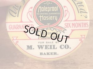 Holeproof Hosieryのアドバタイジング物のヴィンテージハンドミラー