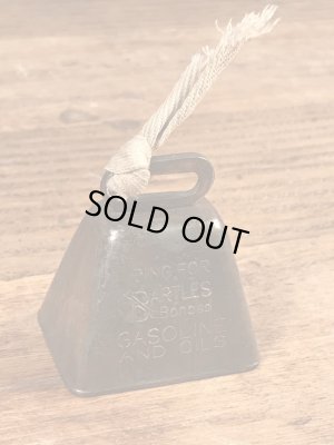 ガソリン会社の企業物のビンテージ呼び鈴