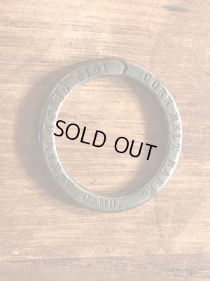 Corn Belt Bankの企業物のビンテージキーリング