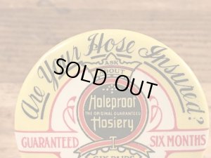 Holeproof Hosieryの企業物のビンテージ手鏡