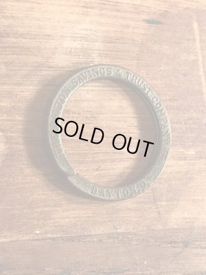 The Dayton Savings & Trust Companyの企業物のビンテージキーリング