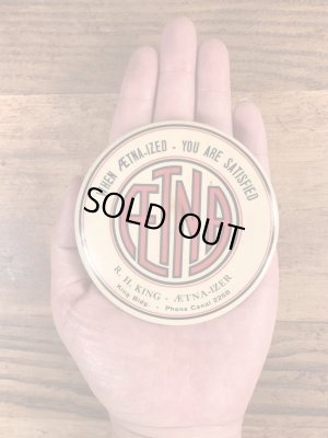 Aetna-Izerの企業物のビンテージ手鏡