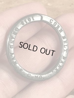 Corn Belt Bankの企業物のビンテージキーリング