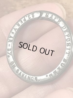 Corn Belt Bankの企業物のビンテージキーリング