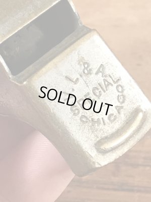 V.L.& A.Special Chicagoのボールチェーンが付いたビンテージ呼び笛