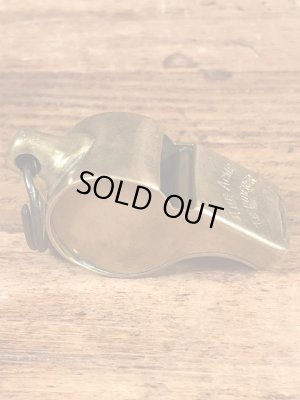 The Acme Thundererのブラス製のヴィンテージホイッスル