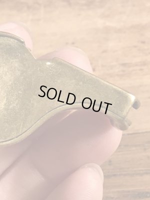 The Acme Thundererのブラス製のヴィンテージホイッスル