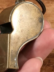 他の写真2: “Military” Made In USA Brass Whistle　ミリタリー　ビンテージ　ホイッスル　呼び笛　〜50年代