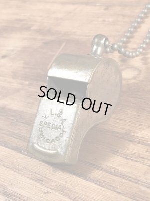 V.L.& A.Special Chicagoのボールチェーンが付いたビンテージ呼び笛