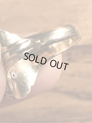 1943年のゴールドのヴィンテージスクールリング