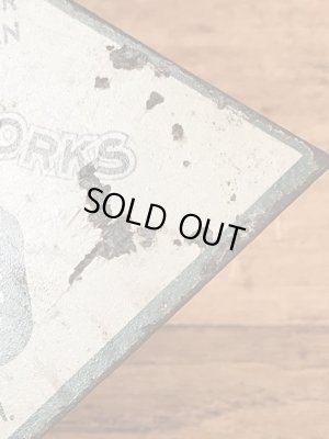 Mt Penn Stove Worksのアドバタイジング物のヴィンテージスクレーパー