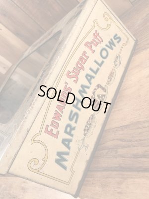 Edwards'社製のマシュマロが入っていたヴィンテージ店頭用ケース