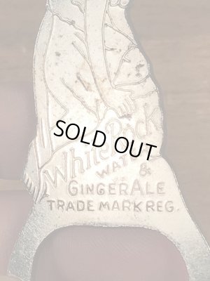 White Rock Water & Ginger Aleの女神のヴィンテージボトルオープナー