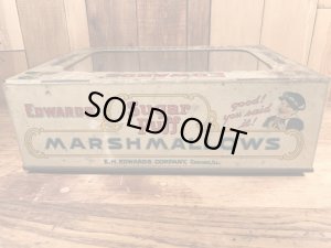 Edwards'社製のマシュマロが入っていたビンテージディスプレイケース