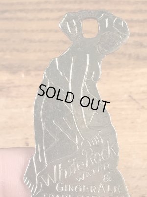 White Rock Water & Ginger Aleの女神のビンテージ栓抜き