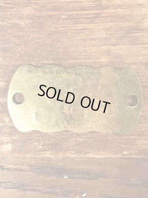 Kennel Licenseの真鍮製のヴィンテージドッグタグ