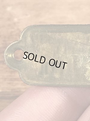 ブラス製のケンネルライセンスのビンテージドッグタグ