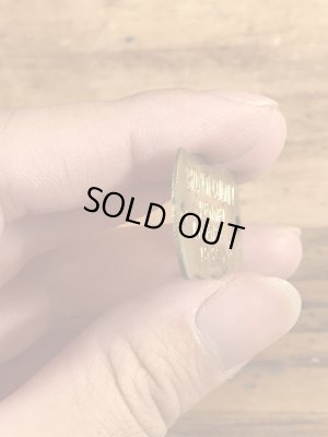 ブラス製のケンネルライセンスのビンテージドッグタグ