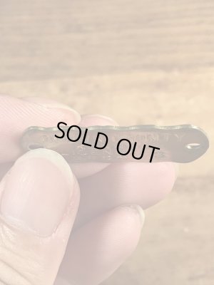 Kennel Licenseの真鍮製のヴィンテージドッグタグ