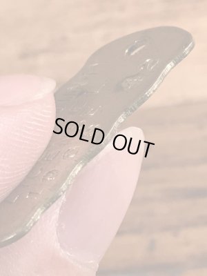 Kennel Licenseの真鍮製のヴィンテージドッグタグ